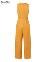 Women Sleeveless Long Jumpsuit 5